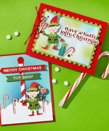 Alternative view of Spellbinders - Santa's Elves Etched Dies