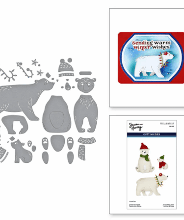 Spellbinders - Polar Bear Pals Etched Dies