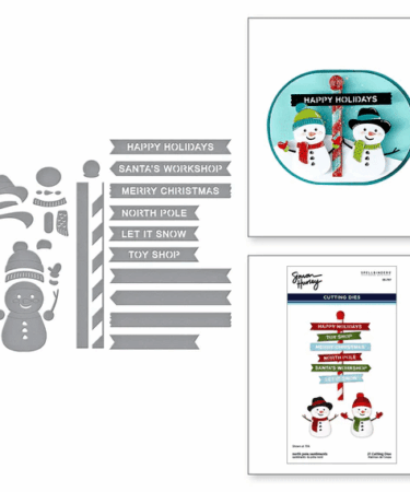 Spellbinders - North Pole Sentiments Etched Dies