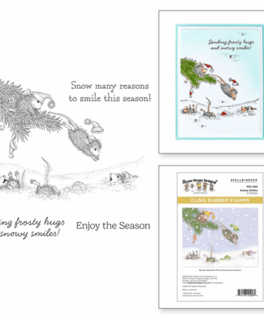 Spellbinders - Snowy Smiles Cling Rubber Stamp Set