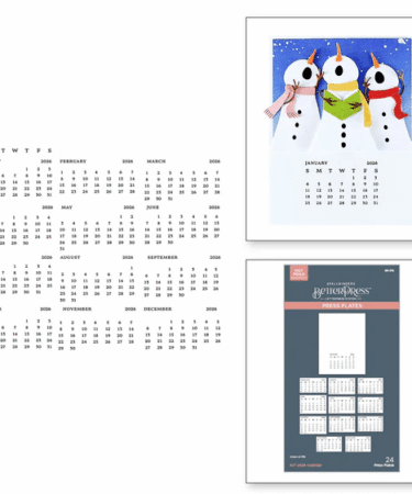 Spellbinders - DIY 2026 Calendar BetterPress Plate