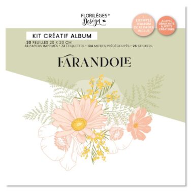Florilèges Design -Collezione Farandole - Kit créatif album