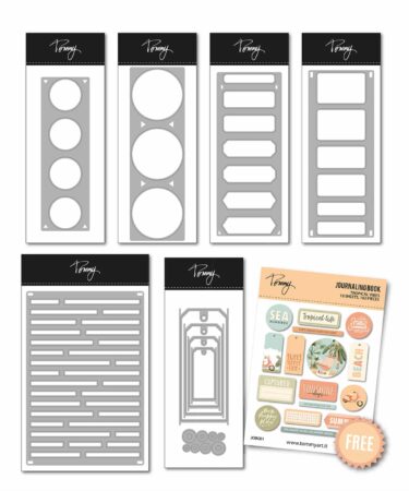 TOMMY ART - Bundle Basic Die + 6 Fustelle + 1 Journaling book in omaggio