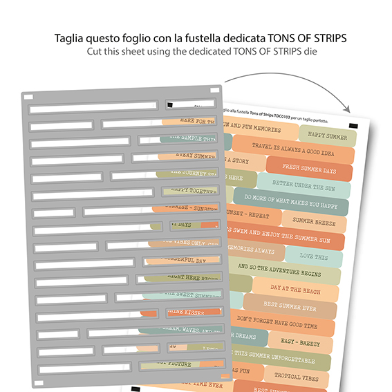 TOMMY ART - Tommy fustella - Basic die - Tons of strips® - immagine 2