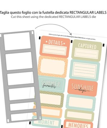 Alternative view of TOMMY ART - Tommy fustella - Basic die - Rectangular labels®