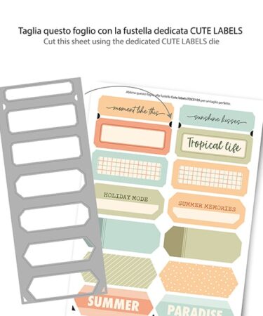 Alternative view of TOMMY ART - Tommy fustella - Basic die - Cute labels®