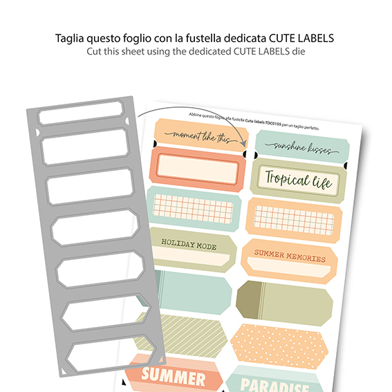 TOMMY ART - Tommy fustella - Basic die - Cute labels® - immagine 2