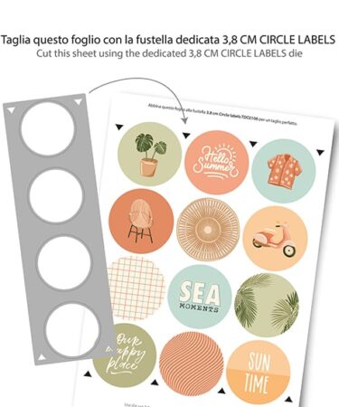 Alternative view of TOMMY ART - Tommy fustella - Basic die - 3,8cm circle labels®
