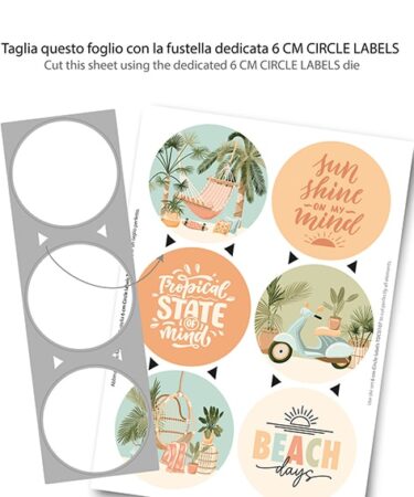 Alternative view of TOMMY ART - Tommy fustella - Basic die - 6 cm circle labels®
