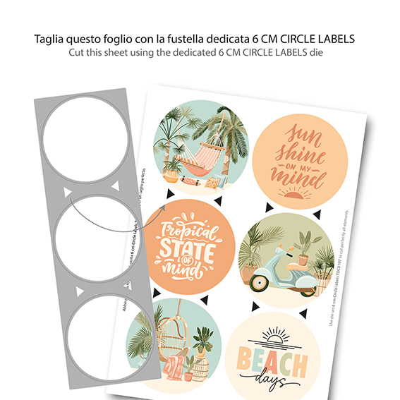 TOMMY ART - Tommy fustella - Basic die - 6 cm circle labels® - immagine 2