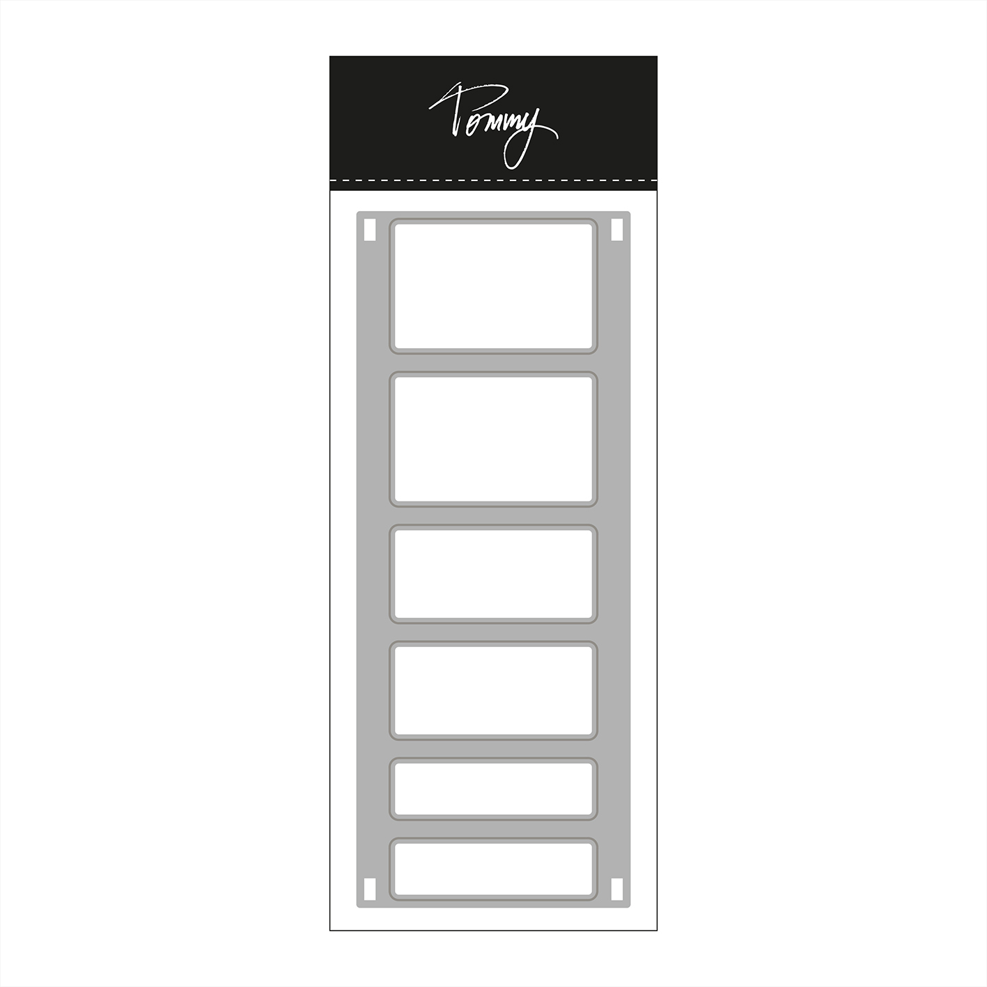 TOMMY ART - Tommy fustella - Basic die - Rectangular labels®