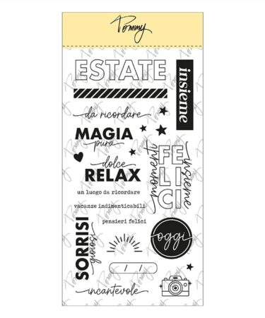 TOMMY ART - Tommy clear stamps - Estate da ricordare