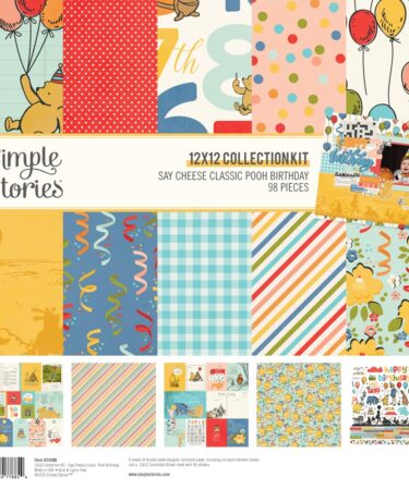 SIMPLE STORIES - Collezione Say Cheese Classic Pooh Birthday- Collection Kit