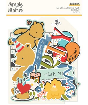 SIMPLE STORIES - Collezione Say Cheese Classic Pooh Birthday - Big Bits & Pieces