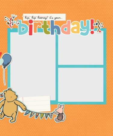Alternative view of SIMPLE STORIES - Collezione Say Cheese Classic Pooh Birthday - Simple Pages Page Pieces