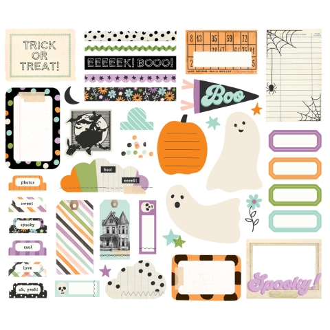 SIMPLE STORIES - Collezione Spooky Things - Journal Bits & Pieces - immagine 2
