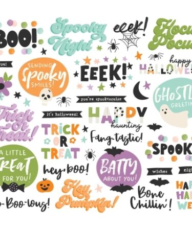 Alternative view of SIMPLE STORIES - Collezione  Spooky Things - Sentiment Bits & Pieces