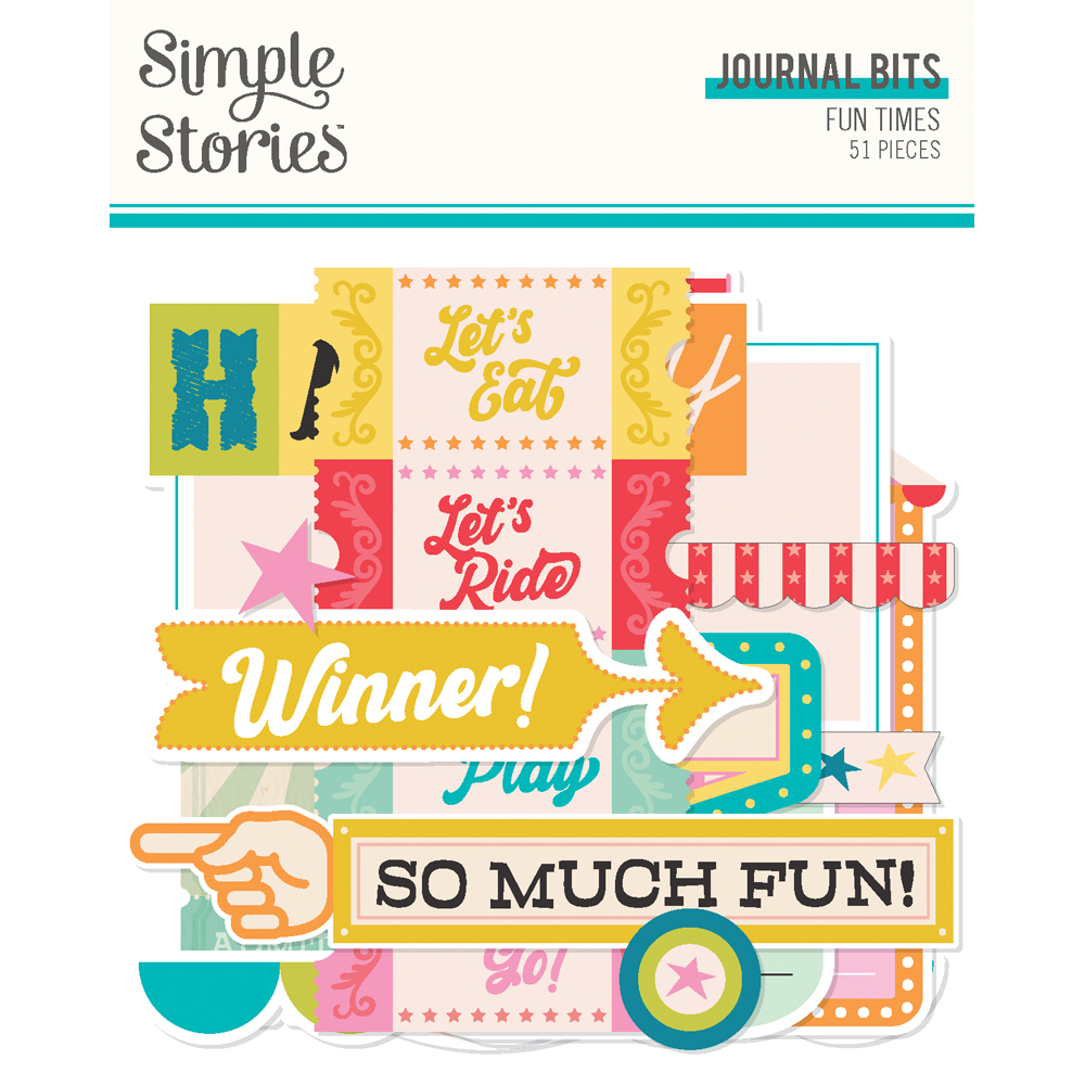 SIMPLE STORIES - Collezione FUN TIMES - Journal Bits & Pieces