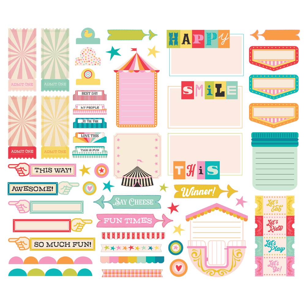 SIMPLE STORIES - Collezione FUN TIMES - Journal Bits & Pieces - immagine 2