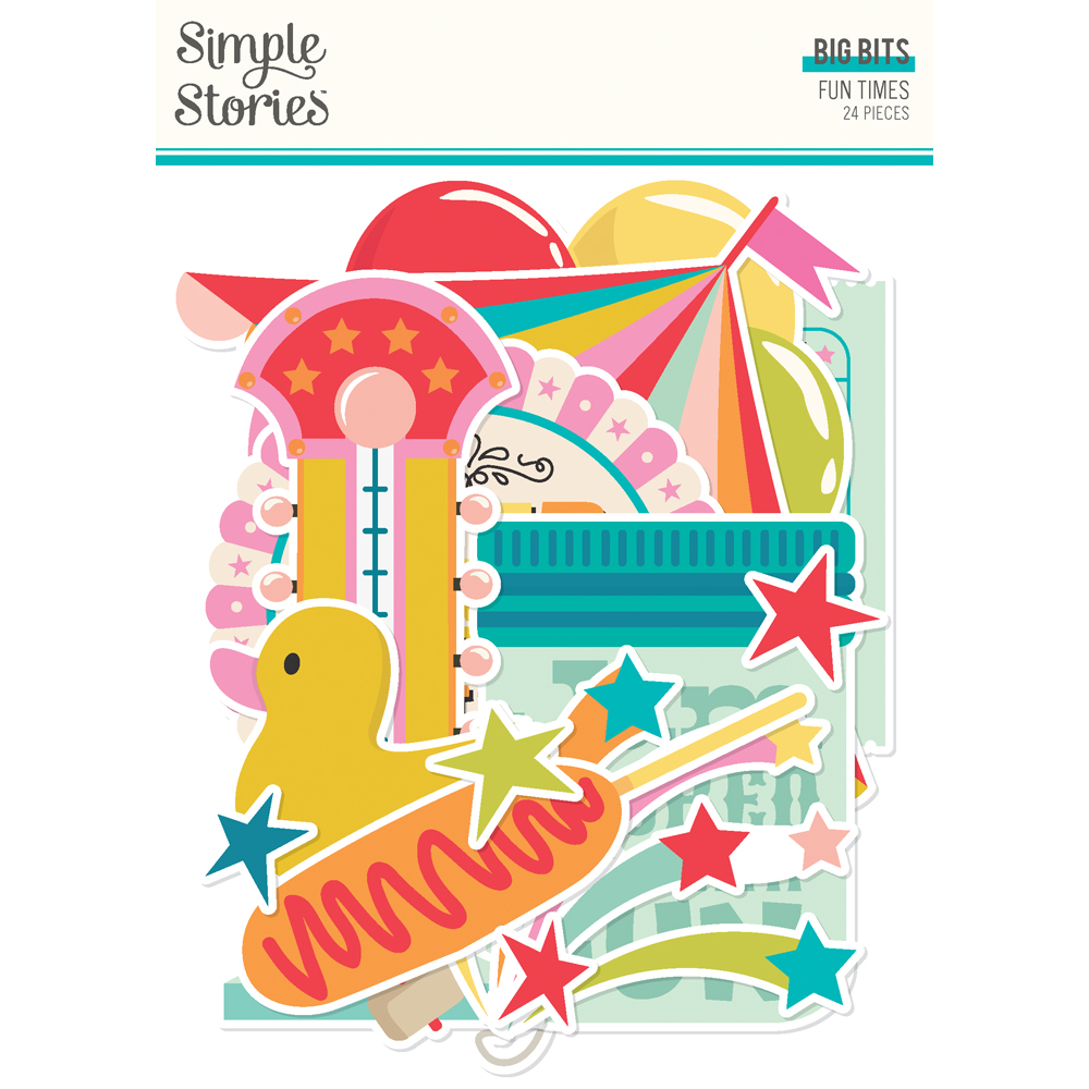 SIMPLE STORIES - Collezione FUN TIMES - Big Bits & Pieces
