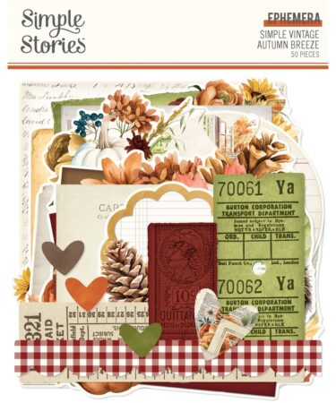 SIMPLE STORIES - Collezione  Simple Vintage Autumn Breeze - Ephemera