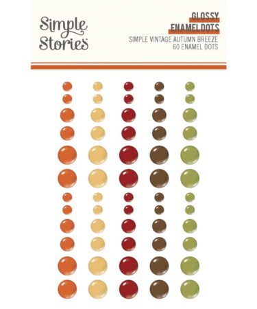 SIMPLE STORIES - Collezione  Simple Vintage Autumn Breeze - Glossy Enamel