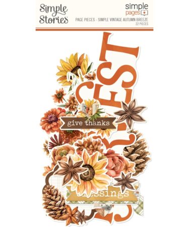 SIMPLE STORIES - Collezione  Simple Vintage Autumn Breeze - Simple Pages Page Pieces