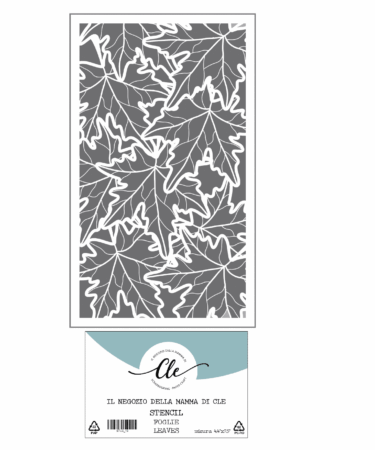 IL NEGOZIO DELLA MAMMA DI CLE- GLI STENCIL DELLA CLE - STENCIL FOGLIE- LEAVES
