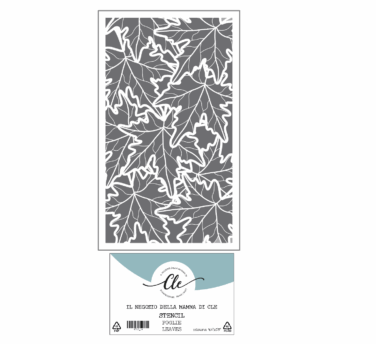 IL NEGOZIO DELLA MAMMA DI CLE- GLI STENCIL DELLA CLE - STENCIL FOGLIE- LEAVES