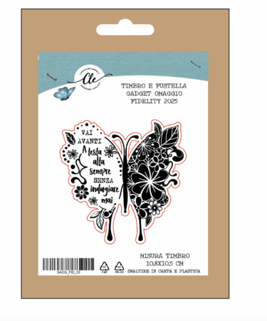 IL NEGOZIO DELLA MAMMA DI CLE - GADGET- FIDELITY BASE 2025 TIMBRO + FUSTELLA