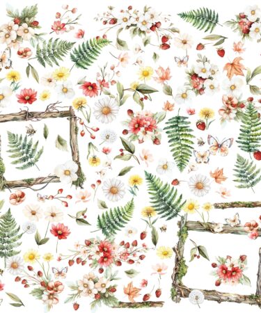 Alternative view of 49 AND MARKET COLLEZIONE Nature's Haven Laser Cut Wildflower Set