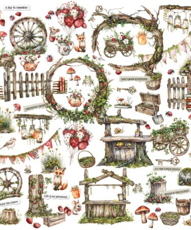 Alternative view of 49 AND MARKET COLLEZIONE Nature's Haven Laser Cut Element Set