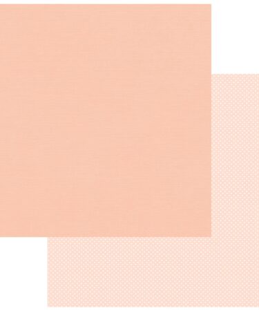 49 AND MARKET COLLEZIONE Nature's Haven Solids Sheet -Carta patterned 12x12  Peach Please