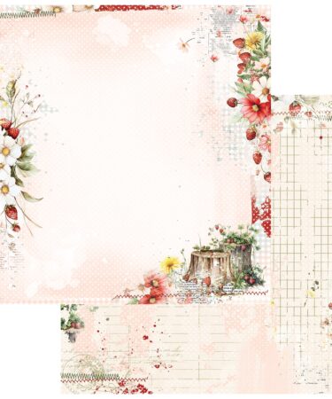 49 AND MARKET COLLEZIONE Nature's Haven Paper - Carta patterned 12x12 Blossom Sprinkle