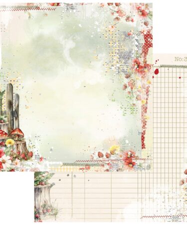 49 AND MARKET COLLEZIONE Nature's Haven Paper - Carta patterned 12x12 -Quiet Place