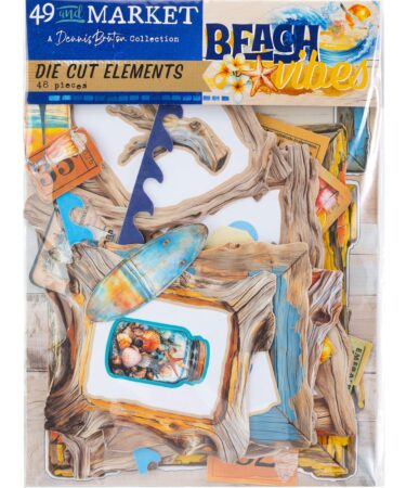 49 AND MARKET COLLEZIONE Beach Vibes Collection Die-cut Elements