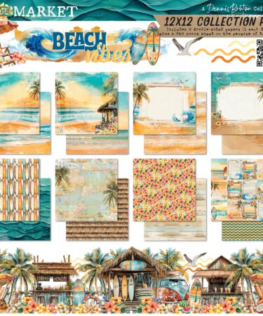 49 AND MARKET COLLEZIONE Beach Vibes Collection - 12 x12 Collection Pack