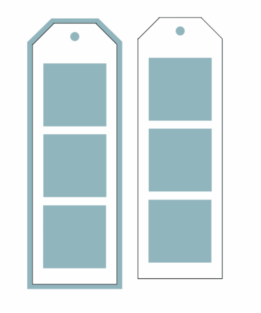 Alternative view of IL NEGOZIO DELLA MAMMA DI CLE- LE FUSTELLE DELLA CLE- TAG FRAME SET MATTATURA