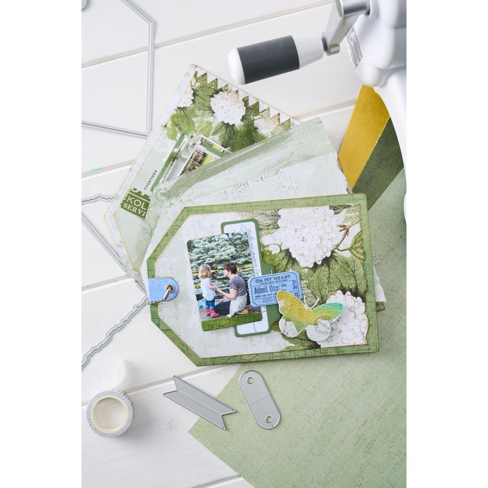 Thinlits Die by 49 and Market Snap and Swap Large Tags (17pcs) - immagine 2