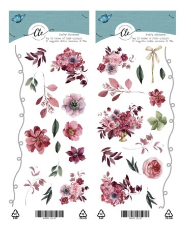 IL NEGOZIO DELLA MAMMA DI CLE - GLI ABBELLIMENTI DELLA CLE - MY TALES OF  2025- LUGLIO -  PUFFY STICKERS