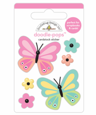 Doodlebug - Collezione Butterfly Kisses Doodle-Pops