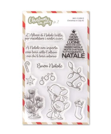 IMPRONTE D'AUTORE - set di timbri - Christmas in July #2