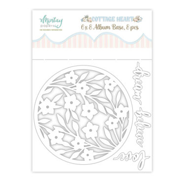 MINTAY PAPERS - Collezione Cottage Heart  - Chipboard Album (8"x8")