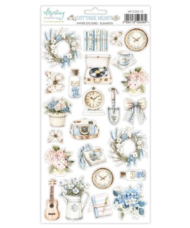 MINTAY PAPERS - Collezione Cottage Heart  - Paper Stickers - Element (6"x12")