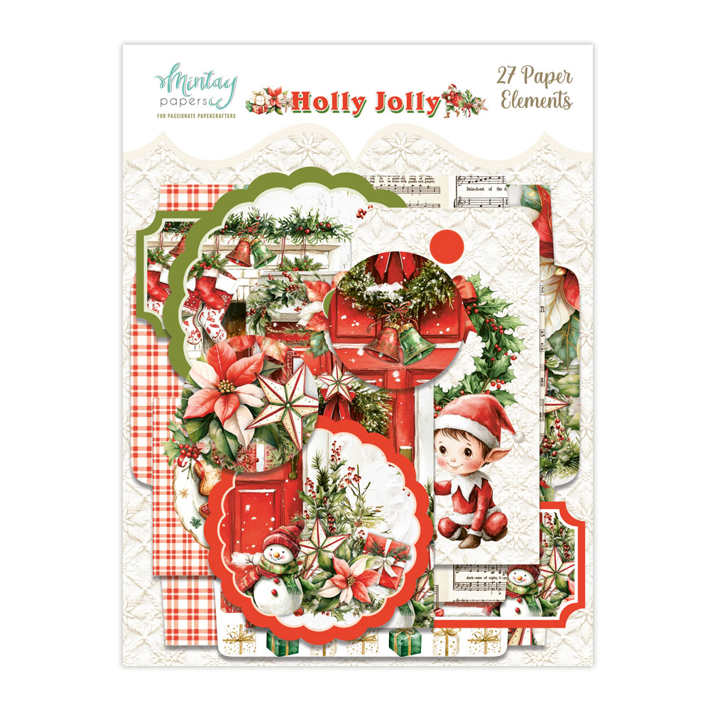 MINTAY PAPERS - Collezione Holly Jolly - Paper Elements