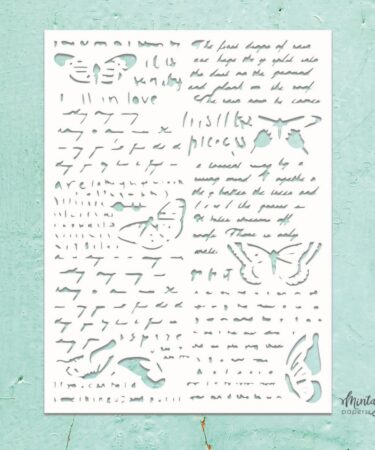 MINTAY PAPERS -  Stencil 6"x8" - Mixed 6