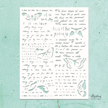 MINTAY PAPERS -  Stencil 6"x8" - Mixed 6
