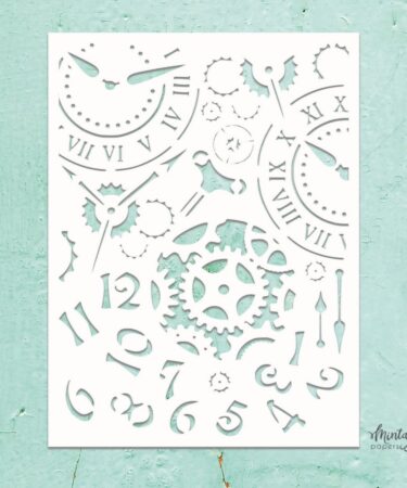 MINTAY PAPERS -  Stencil 6"x8" - Mixed 7