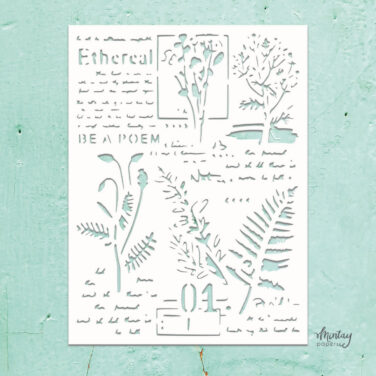 MINTAY PAPERS -  Stencil 6"x8" - Mixed 8