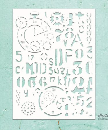 MINTAY PAPERS -  Stencil 6"x8" - Mixed 10